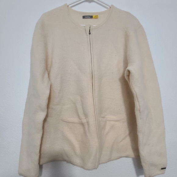 Cabelas wool jacket cream - Picture 2 of 12